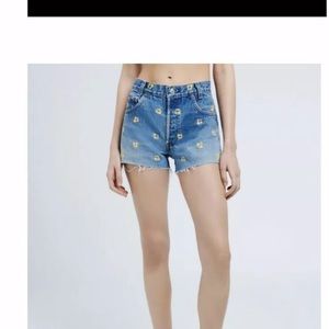 Re/done denim short 24